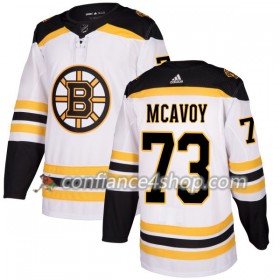 Adidas Maillot de Hockey Boston Bruins Charlie McAvoy 73 2017-2018 Blanc Authentic - Homme